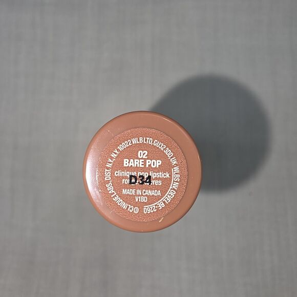 Clinique‎ Lipstick 02 BARE POP Pop Lip Colour + Primer Lipstick Retail $26 - Picture 4 of 6